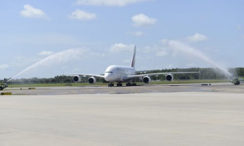 Linie Emirates wylądowały w Orlando