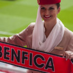 Kibicowanie w stylu Emirates na stadionie Benfiki Lizbona