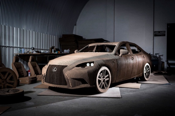 TEKTURA – ORIGAMI – LEXUS LIFESTYLE, Motoryzacja - Grand Design Live Show w Birmingham i prawdziwe cacko! Lexus IS 300h w skali 1:1 wykonany z… papieru!