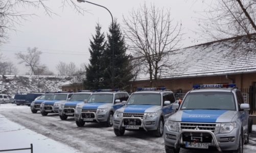 Mitsubishi Pajero wybrane przez małopolską policję