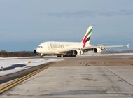 A380 linii Emirates wylądował w Waszyngtonie
