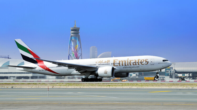 14 000 km lotu w rekordowo krótkim czasie transport, turystyka/wypoczynek - Emirates zapewnią wydajność lotów dzięki elastyczności tras i wykorzystaniu wiatru tylnego