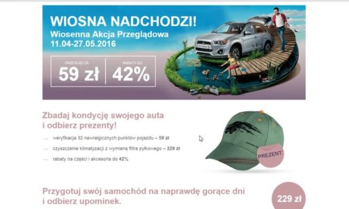 Wiosenny przegląd za 59 zł, zniżki do 42%