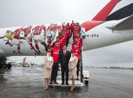 Emirates kibicują Benfice przed finałem piłkarskiej ligi w Portugalii