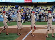 Emirates rozgrzewają fanów Los Angeles Dodgers