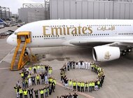 80. Airbus A380 Emirates wylądował w Wiedniu