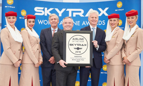 Emirates najlepszymi liniami na świecie w plebiscycie Skytrax World Airline Awards 2016