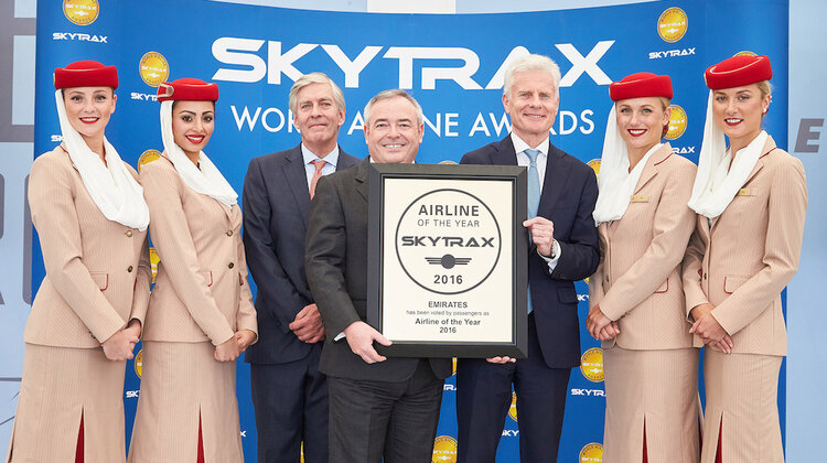 Emirates najlepszymi liniami na świecie w plebiscycie Skytrax World Airline Awards 2016