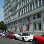 Kawalkada Ferrari Costa Baltica na dziedzińcu CBF „Nowy Świat”!