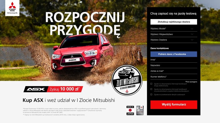 Rozpocznij przygodę – nowa kampania reklamowa Mitsubishi Motors