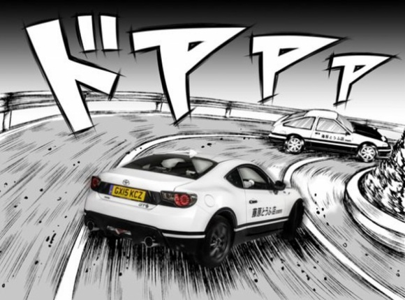 Toyota stworzyła GT86 inspirowany mangą „Initial D”