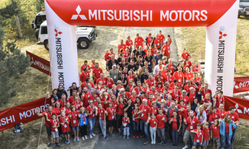 Gorące przyjęcie I Zlotu Mitsubishi