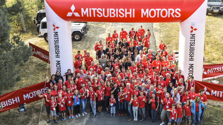 Gorące przyjęcie I Zlotu Mitsubishi