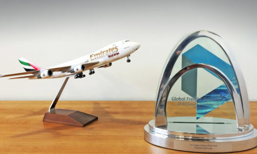 Emirates SkyCargo zdobywa najwyższe wyróżnienie w plebiscycie Global Freight Awards 2016