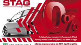 Planujesz montaż instalacji LPG w aucie? Skorzystaj z promocji LIFESTYLE, Motoryzacja - Firma AC S.A., wiodący w Polsce i doceniany na rynkach zagranicznych producent systemów LPG/CNG marki STAG, 21 listopada rusza z promocją 10 rat za 0 proc. na instalacje autogaz.