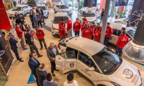 Siatkarze z Effector Kielce będą jeździć hybrydowymi Toyotami C-HR