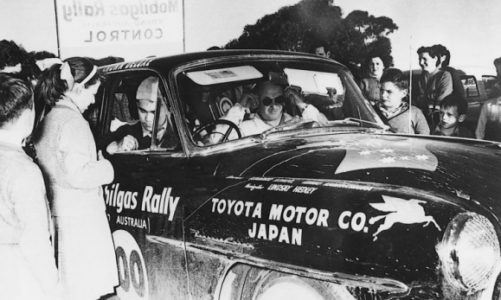 Pierwszy samochód rajdowy Toyoty