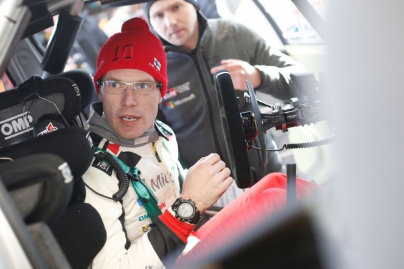 Jari-Matti Latvala i Juho Hänninen startują w Rajdzie Szwecji Toyotą Yaris WRC