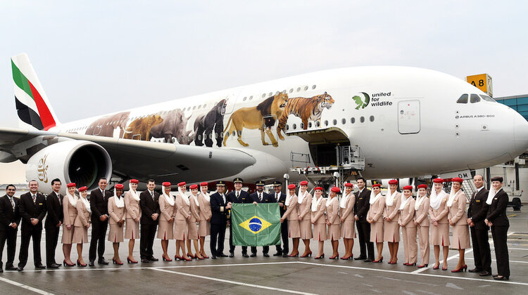 Trzy nowe kierunki w ofercie A380, trzy kontynenty w jeden dzień - Emirates świętują otwarcie kolejnych połączeń obsługiwanych przez A380 nowe produkty/usługi, transport - Środa, 29 marca 2017 r. – DUBAJ, ZEA –