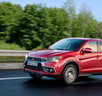 Mitsubishi ASX na podium