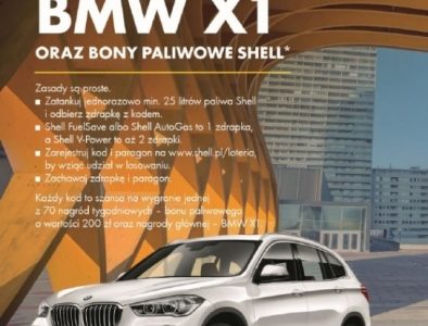 Zatankuj na Shell i wygraj nowe BMW X1!