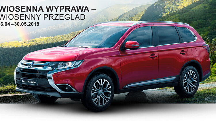 Wiosenna wyprawa z Mitsubishi media/marketing/reklama, transport - WIOSENNE PRZEGLĄDY W STACJACH MITSUBISHI ZA 59 ZŁ