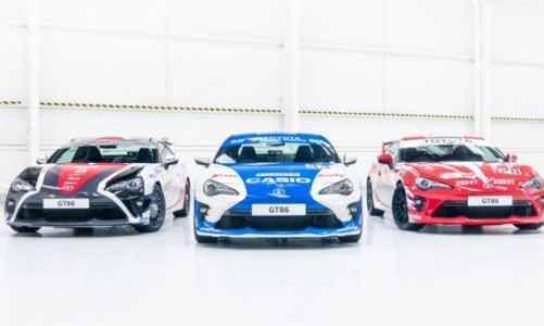 Trzy Toyoty GT86 stylizowane na słynne wyścigówki z Le Mans