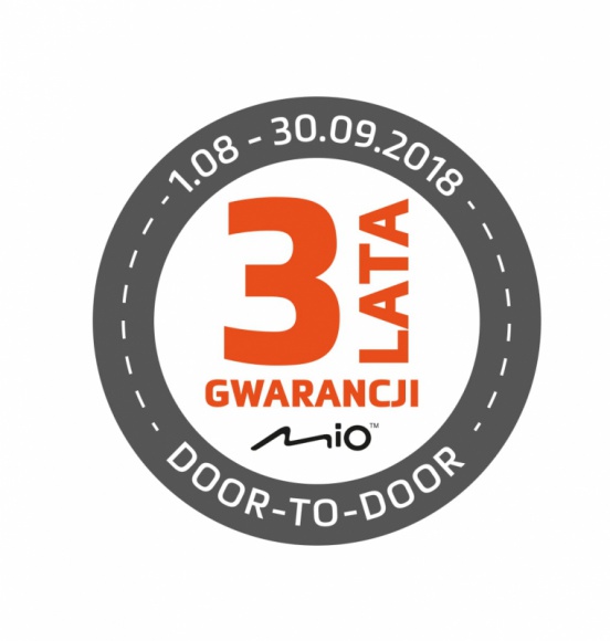 Trzeci rok gwarancji od Mio LIFESTYLE, Motoryzacja - 1 sierpnia br. rusza nowa promocja Mio – przy zakupie wybranych wideorejestratorów, nawigacji samochodowych i urządzeń typu ,,combo”, producent daje możliwość bezpłatnego przedłużenia gwarancji o kolejne 12 miesięcy.