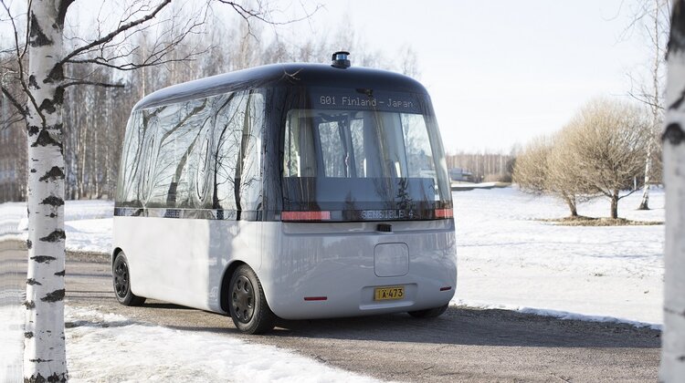 Pierwszy na świecie odporny na warunki pogodowe autonomiczny autobus jeździ na oponach Nokian Hakkapeliitta