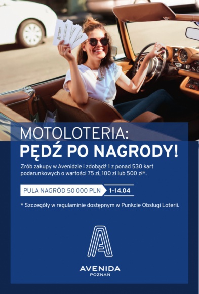 Motoloteria w Avenidzie, czyli miłośnicy zakupów za kierownicą LIFESTYLE, Motoryzacja - Kobiety czy mężczyźni? O tym, kto lepiej radzi sobie za kółkiem będą mogli przekonać się wszyscy mieszkańcy Poznania i okolic, którzy w dniach 1-14 kwietnia odwiedzą Avenidę.