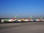 Linie Emirates wykonały malowanie 40 samolotów na Expo 2020 w Dubaju media/marketing/reklama, transport - Czwartek, 11 kwietnia 2019 r. – Warszawa, Polska –