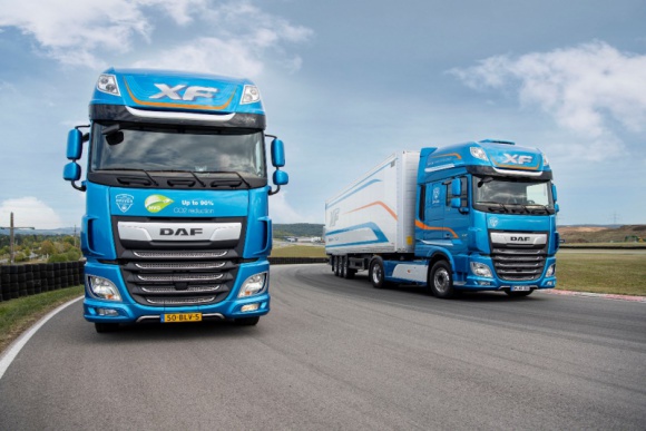 DAF i Goodyear łączą siły, aby wyłonić najlepszego kierowcę ciężarówki BIZNES, Motoryzacja - Już w najbliższy weekend (28-29 września) kilkunastu najlepszych europejskich kierowców ciężarówek zmierzy się ze sobą w finale międzynarodowego konkursu DAF Driver Challenge 2019. Partnerem akcji jest Goodyear.
