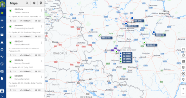 Mapa dla ciężarówek