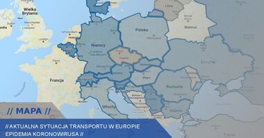 Mapa z aktualnymi informacjami i transmisje wideo dla firm transportowych