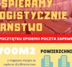 Poczta Polska we współpracy z Ministerstwem Zdrowia rozwozi środki ochrony do szpitali, przychodni i aptek