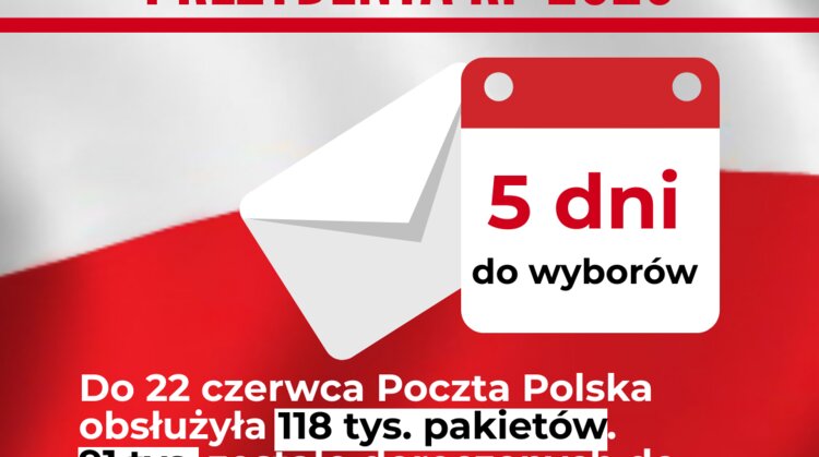 Poczta Polska szykuje się do wyborów. Trwa odliczanie - zostało 5 dni! polityka, prawo - 