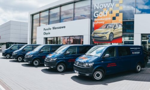 Volkswagen Financial Services przekazał OSP 30 VW Transporterów