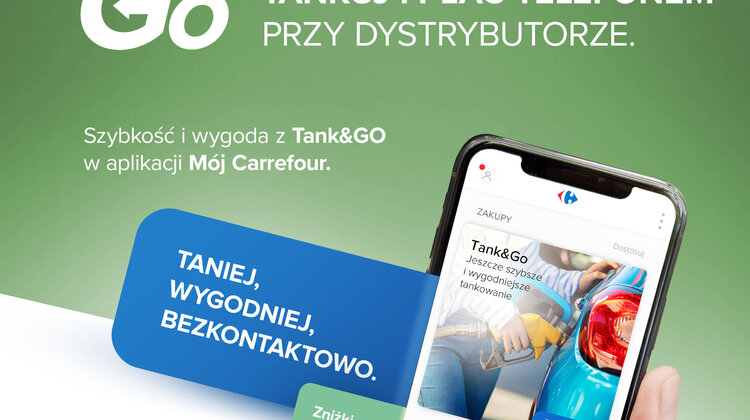 Carrefour Polska uruchamia nową usługę Tank&Go