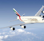 Flagowy samolot Emirates, Airbus A380, wraca do Moskwy