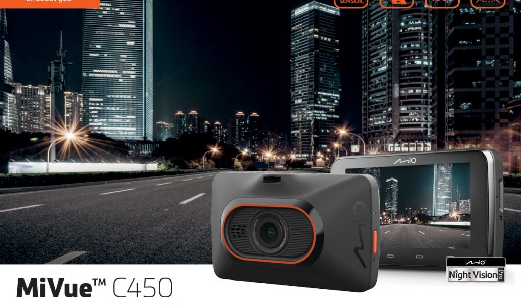 Mio C450 – kamera samochodowa, która uchwyci każdy szczegół po zmroku